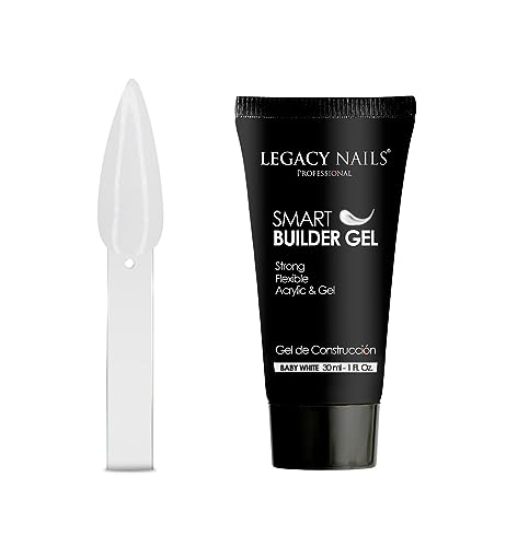 LEGACY NAILS SMART BUILDER GEL in Rose, Peach, Nude, Clear/Pink 1oz