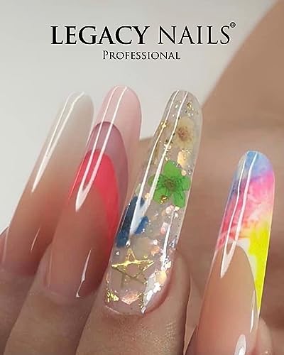 LEGACY NAILS SMART BUILDER GEL in Rose, Peach, Nude, Clear/Pink 1oz