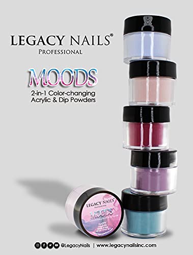 Legacy Nails Professional MOOD COLLECTION Acrylic Powder Kit 6 Colors Nail Art