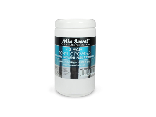 Mia Secret Acrylic Powder 1.5lbs/ 24oz CLEAR