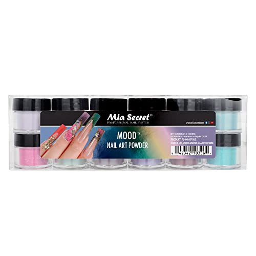 Mia Secret Acrylic Nail Art Powder Collection (MOOD) 12PCS