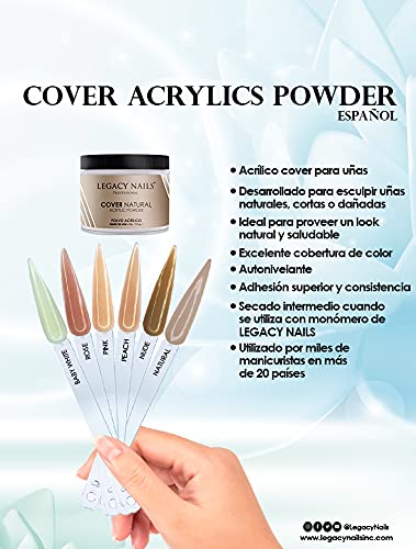 Legacy Nails Professional Cover Acrylic Powder, 4 ounces