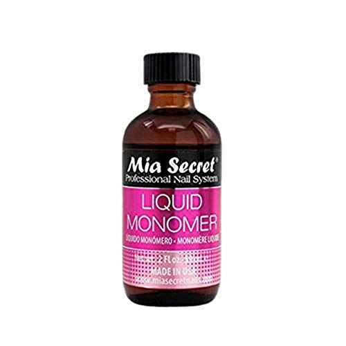 Mia Secret Liquid EMA Monomer 2 oz - Professional Nail Liquid for Acrylic Powder