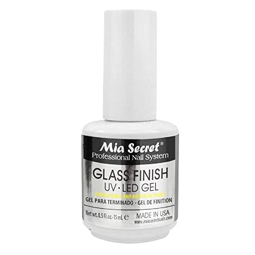 Mia Secret Glass Finish UV-LED Gel 0.5 Fl. oz - 15mL