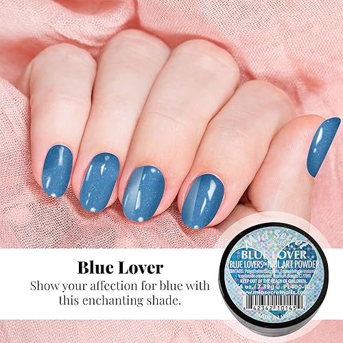 Mia Secret Acrylic Nail Art Powder Collection (BLUE LOVERS) 6PCS